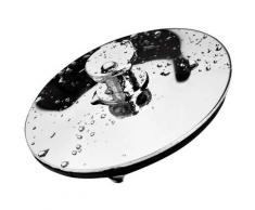 Bouchon de baignoire universel en acier inoxydable pour Ø 42 mm – 43 mm Bouchon d'écoulement pour
