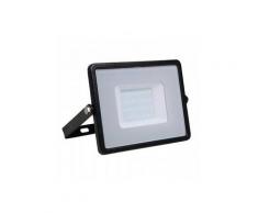 Projecteur Slim Led 30W Chip Samsung Color Black Warm Light 3000K Vt-30-B 400