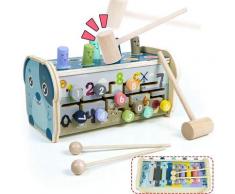 Supermarket - Montessori Bebe - Jouet en Bois Jeux Montessori Educatif Enfant 2 3 4 5 Ans Banc à