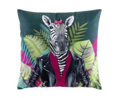 Paris Prix - Coussin Déco Imprimé marty 45x45cm Vert