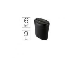 Liderpapel - Destructeur de documents q-connect kf15541 capacidad de coupe 6 h détruit de petites