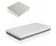 Matelas BEBE KALA 60X120 + plan incline 15 cm - Epaisseur 11cm Dehoussable et lavable - DORMALIT