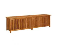 Vidaxl - Boîte de rangement de jardin 200x50x58 cm Bois d'acacia solide