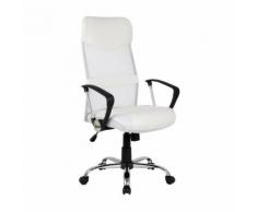 Chaise de bureau pivotante Tao Blanche
