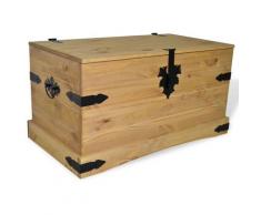 Coffre de rangement Pin mexicain Gamme Corona 91x49,5x47 cm