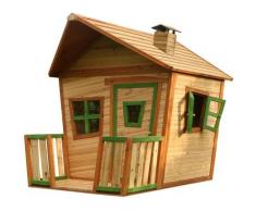 Jesse Maison Enfant en Bois FSC | Maison de Jeux pour l'extérieur / Jardin en marron & vert |