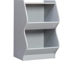 Iris Ohyama - Etagère pour enfants 3 étagères, Meuble de rangement à étagère enfant, Montage