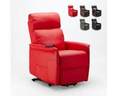 Fauteuil de relaxation électrique avec système lève personne pour seniors Amalia Fix | Couleur: