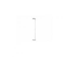 Lampadaire de style moderne-Matte de nickel