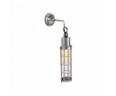 Applique industrielle avec grille en zinc - Trent Qazqa Industriel, Rustique Luminaire interieur