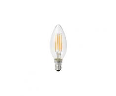 Ampoule À Filament Led - Bougie - 4 W - E14 - Blanc Chaud