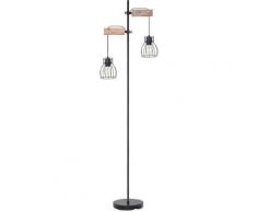 Lampadaire LED design cage, hauteur 168 cm, MINA
