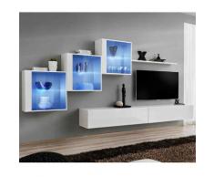 Paris Prix - Meuble Tv Mural Design switch Xx 330cm Blanc