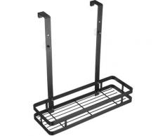 étagère de douche à 1 niveaux support de rangement suspendu pour salle de bain en acier inoxydable