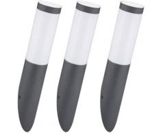Lot de 3 appliques REMOTE CONTROL torche de jardin lampe de cour extérieure dimmable dans un