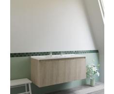 Caisson double vasque 120 - Cambrian oak - Proline
