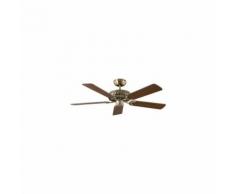 Ventilateur de Plafond Eco Imperial 132cm Laiton Chêne Noyer - CASAFAN -