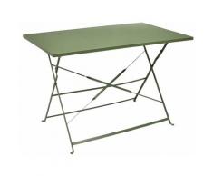 Altobuy - MALAM - Table de Repas Rectangulaire Pliante Kaki - Vert