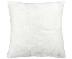 The Home Deco Factory - Coussin imitation fourrure 40 x 40 cm Opulence ecru - Ecru