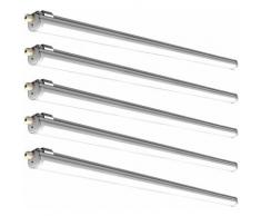 5x 48W LED baignoires lumières jour lumière plafonniers industriels entrepôts halls garages