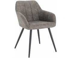 Woltu - Chaise de salle à manger. rembourrée en tissu scientifique.Chaise de cuisine. pieds en