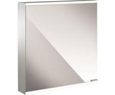 Armoire de toilette lumineuse Emco prime 2, 600 mm, 1 porte, charnières à gauche, version