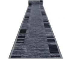 TAPIS DE COULOIR antidérapant ADAGIO gris nuances de gris et argent 67x180 cm