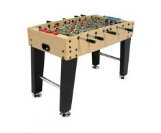 Baby Foot Teenager Deluxe - Table de Baby pour Enfant avec Barres Télescopiques, 122 x 61 x 84 cm