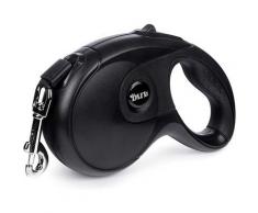 Perlerare - Grande laisse pour chien, longe de chien rétractable en nylon lourd, avec système de