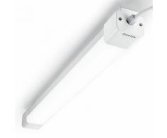 Anten 150cm Reglette LED Néon LED Tube 45W Réglette Étanche LED Blanc Froid 6000K Tube Forme Carré