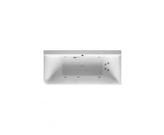 Baignoire balnéo Duravit P3 Comforts 1800 x 800 mm, angle droit, habillage acrylique sans joint,