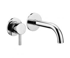 mitigeur de lavabo a mur encastrer Paffoni STICK SK006 -SK007 | Chromé - 175 mm