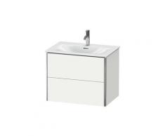 Duravit XSquare meuble-lavabo mural 71,0x 47,8 cm, 2 tiroirs, pour lavabo Viu 234473, Couleur