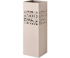 Baroni Home porte parapluie en métal au style moderne avec sculpture - support parapluie gris