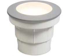 LED Spot encastrable au sol estérieur Ceci 1 gris Qazqa Moderne Luminaire exterieur Rond