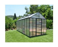 Palram - Serre de Jardin GLORY 8x16 gris anthracite - 11.8m²