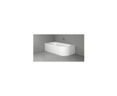 Bette Lux Oval IV Baignoire d'angle Silhouette 175x80x45cm, 2 inclinaisons dos, Installation dans