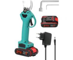 Sécateur électrique sécateur électrique sans fil 21V cisaillement efficace arbre fruitier bonsaï