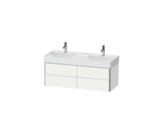 Duravit XSquare meuble-lavabo mural 118,4 x 46,0 cm, 4 tiroirs, pour lavabo DuraSquare 235312,