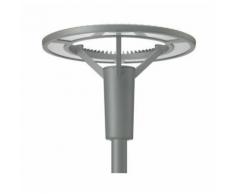 Lampadaire urbain LED 39W 4000K 2417lm design comptemporain Ø 598mm 230V pour mat Ø 60mm IP65 IK08