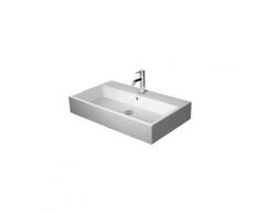Duravit Vero Air meuble lavabo 80x47cm, sans trop-plein, avec banc à trous de coulée, 3 trous de