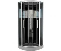 Cabine de douche COSMOS ROUND 1/4 de cercle 95x95x225cm