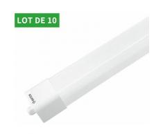 10×Anten 150cm Reglette LED Néon LED Tube 45W Réglette Étanche LED Blanc Froid 6000K Tube Forme