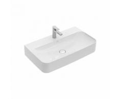 Villeroy und Boch Lavabo Finion 416881 800x470mm, sans trop-plein, 1 trou pour robinet, Coloris: