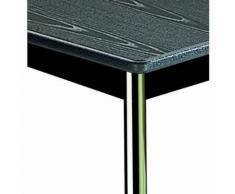 table de reunion trapeze frene pieds ronds chr omes,