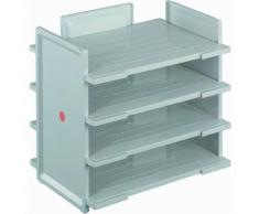 corbeille a courrier gris / gris,