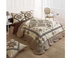 Couvre-lit patchwork - taupe