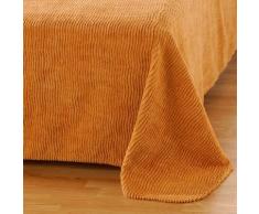 Couvre-lit tuft qualité luxe - chamois