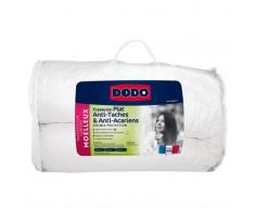 Traversin plat double protection moelleux - blanc