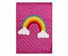 Tapis enfant noa_kids_rainbow Mauve 80x150 cm - Tapis pour chambre d'enfants/bébé